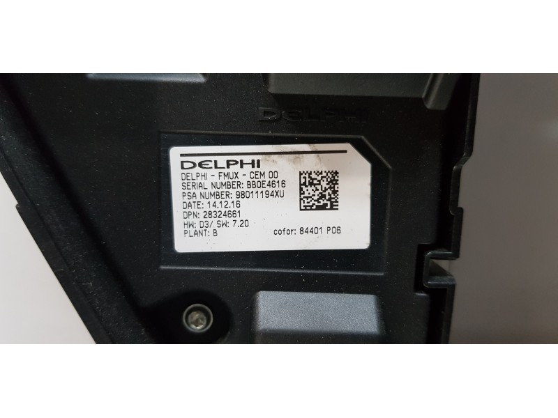 Recambio de mando climatizador para citroen c4 grand picasso shine referencia OEM IAM 98011194XU  