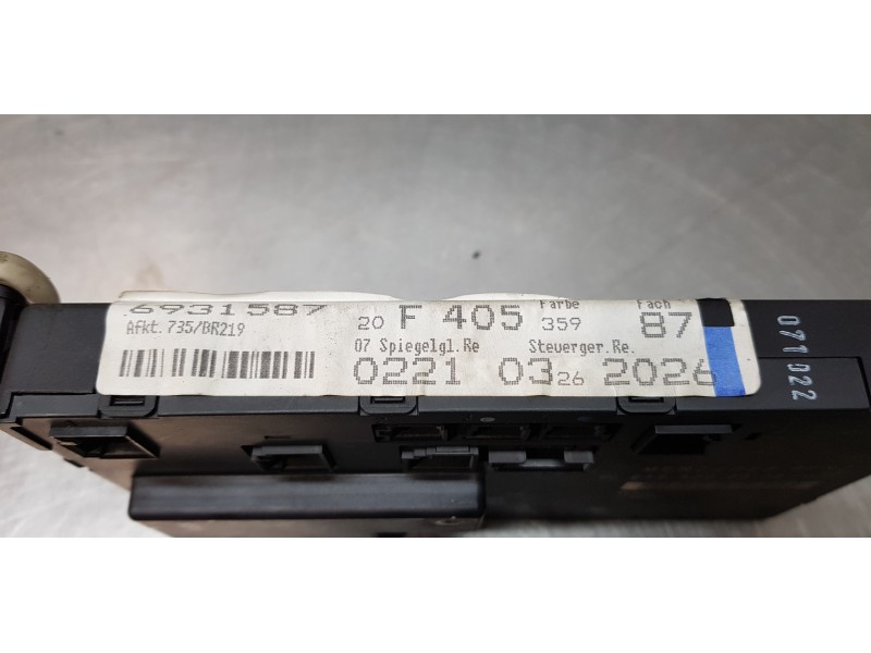 Recambio de modulo electronico para mercedes clase cls (w219) 320 cdi (219.322) referencia OEM IAM 2198202026   Recambio de modulo electronico para mercedes clase cls (w219) 320 cdi (219.322) referencia OEM IAM 2198202026