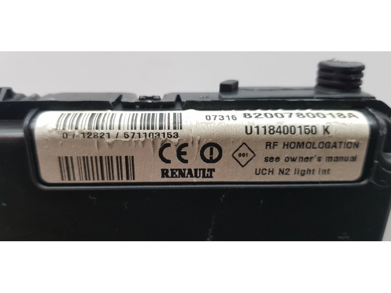 Recambio de modulo electronico para renault scenic ii dynamique referencia OEM IAM 8200780018   Recambio de modulo electronico para renault scenic ii dynamique referencia OEM IAM 8200780018