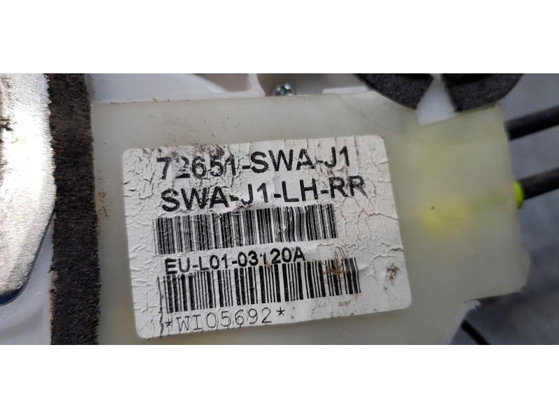 Recambio de cerradura puerta trasera izquierda para honda cr-v (re) executive referencia OEM IAM 72651SWAJ1   Recambio de cerradura puerta trasera izquierda para honda cr-v (re) executive referencia OEM IAM 72651SWAJ1