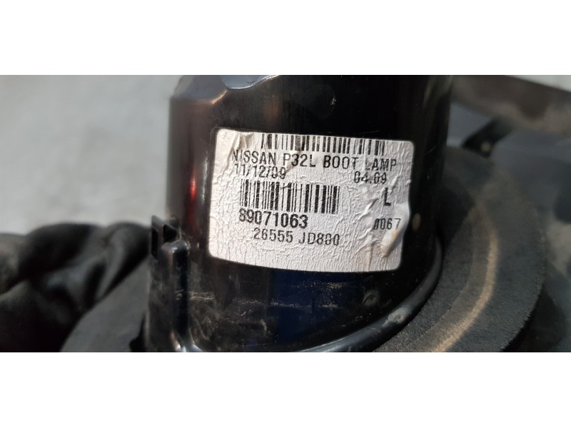 Recambio de piloto trasero derecho interior para nissan qashqai+2 (jj10) visia 4x4 referencia OEM IAM 26555JD800   Recambio de piloto trasero derecho interior para nissan qashqai+2 (jj10) visia 4x4 referencia OEM IAM 26555JD800