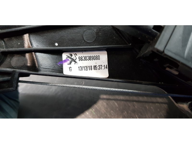 Recambio de elevalunas trasero izquierdo para peugeot 3008 active referencia OEM IAM 9830389080 9829482580  Recambio de elevalunas trasero izquierdo para peugeot 3008 active referencia OEM IAM 9830389080 9829482580