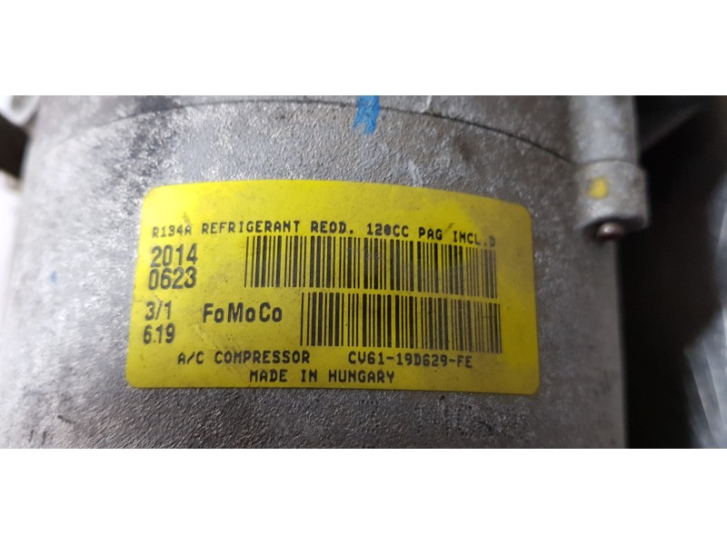 Recambio de compresor aire acondicionado para ford grand c-max trend referencia OEM IAM CV6119D629FE   Recambio de compresor aire acondicionado para ford grand c-max trend referencia OEM IAM CV6119D629FE
