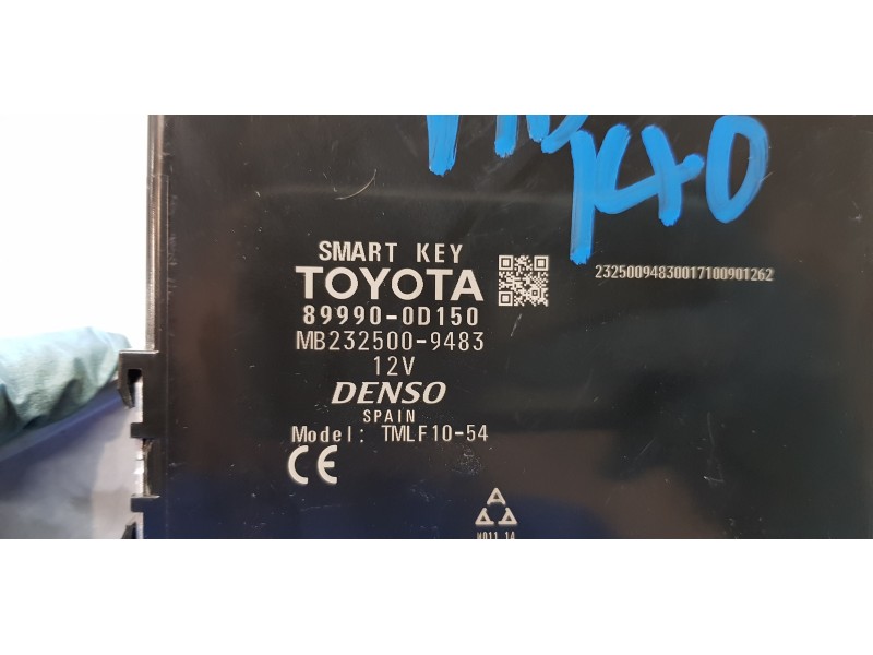 Recambio de modulo electronico para toyota yaris hybrid active referencia OEM IAM 899900D150  